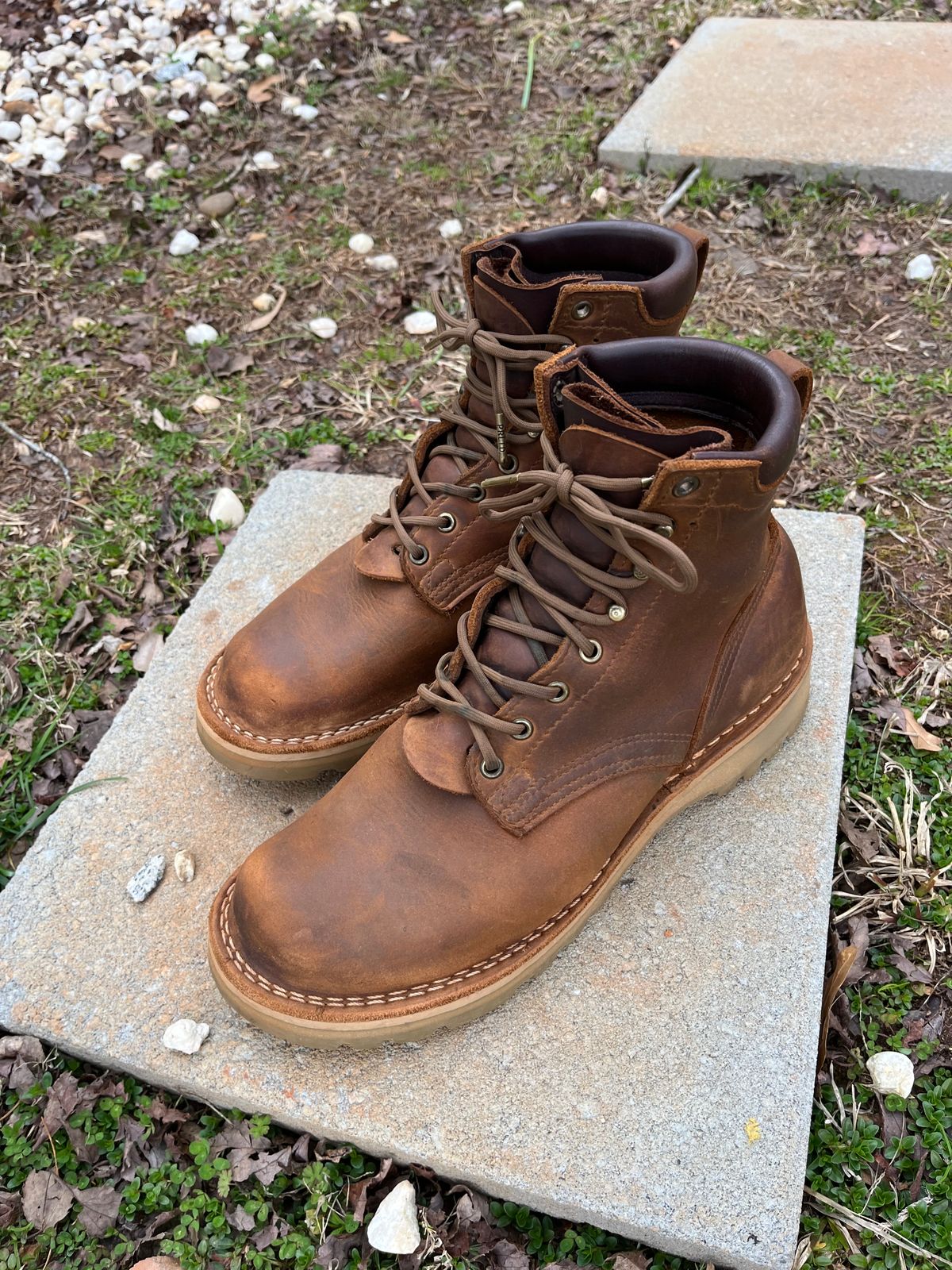 Photo by JSeppala on February 24, 2024 of the Nicks Turnbull in Seidel WeatherShield Brown.