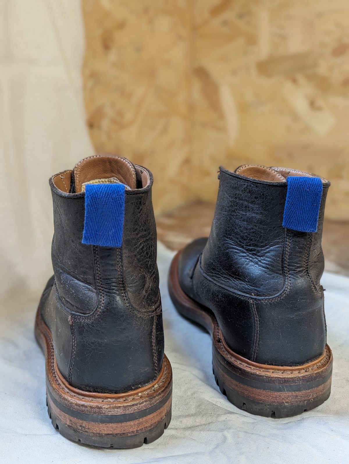Photo by b_spoke_ on April 4, 2024 of the Tricker's Ripon Derby Field Boot in C.F. Stead Flint Kudu.