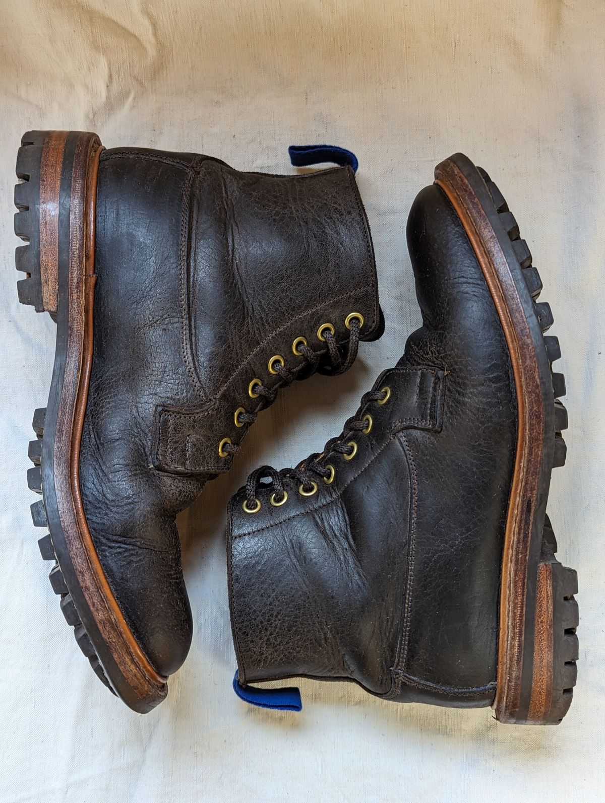 Photo by b_spoke_ on April 4, 2024 of the Tricker's Ripon Derby Field Boot in C.F. Stead Flint Kudu.