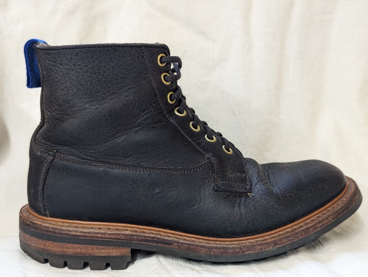 Photo by b_spoke_ on April 4, 2024 of the Tricker's Ripon Derby Field Boot in C.F. Stead Flint Kudu.