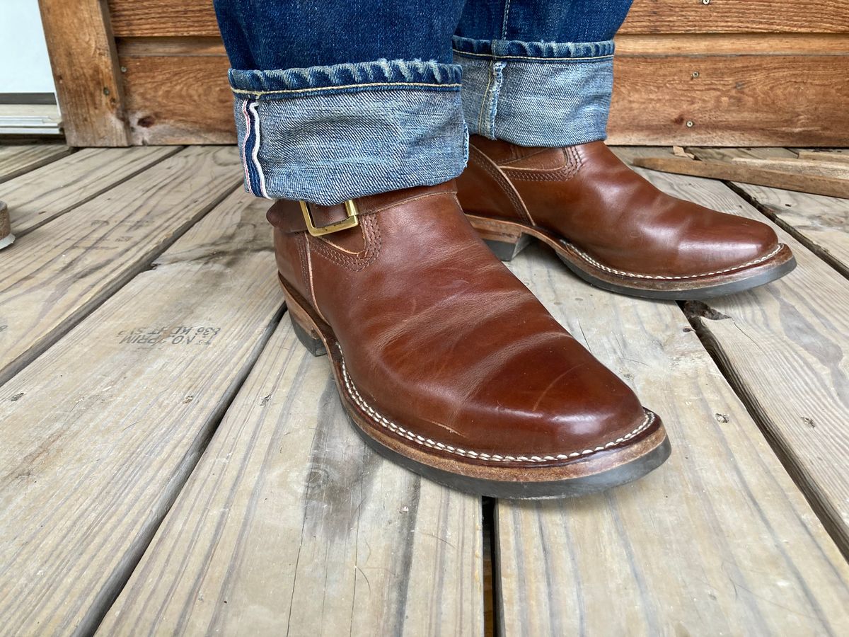 Photo by johnnygomezintx on February 2, 2023 of the Wesco Mister Lou in Maryam Toscanello TPR Horsebutt.