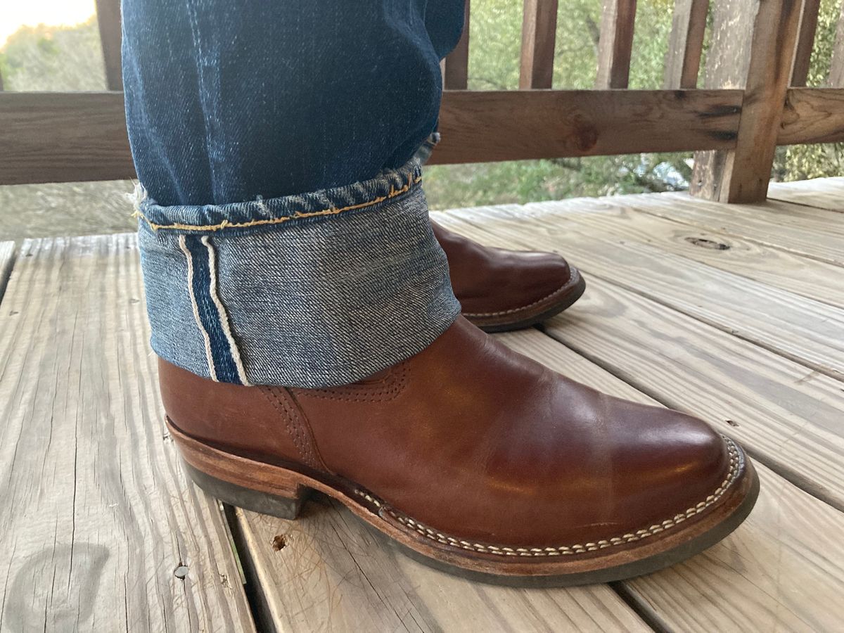 Photo by johnnygomezintx on February 9, 2023 of the Wesco Mister Lou in Maryam Toscanello TPR Horsebutt.