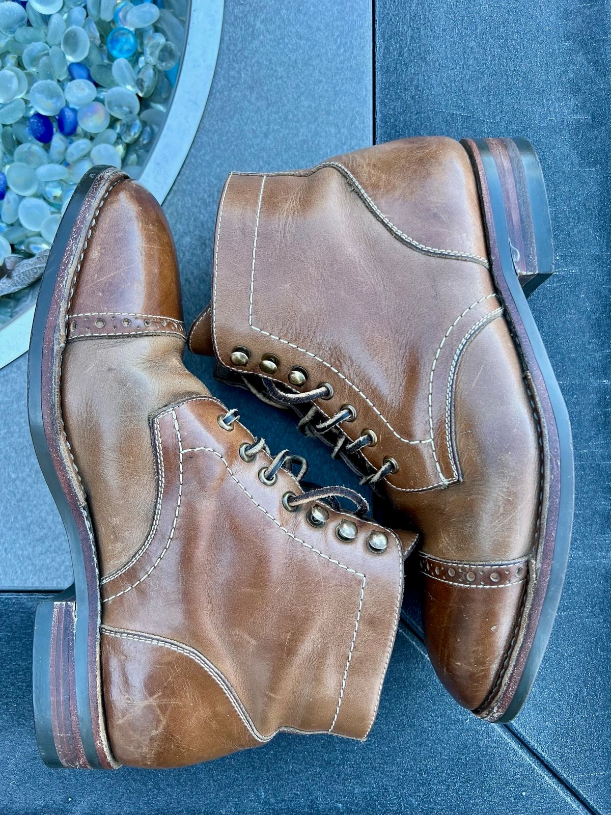 Photo by fieldlaf on February 4, 2024 of the Blkbrd Shoemaker Luchador Service Boot in Horween Natural Chromexcel.