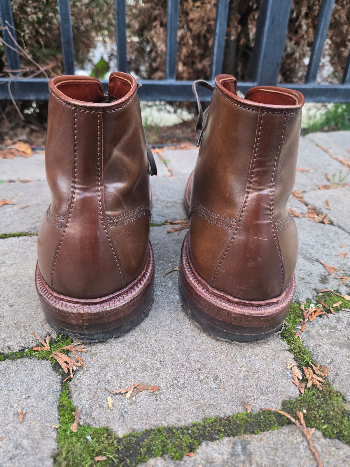 Photo by chokkero on January 5, 2026 of the Alden Plain Toe Boot in Horween Ravello Shell Cordovan.