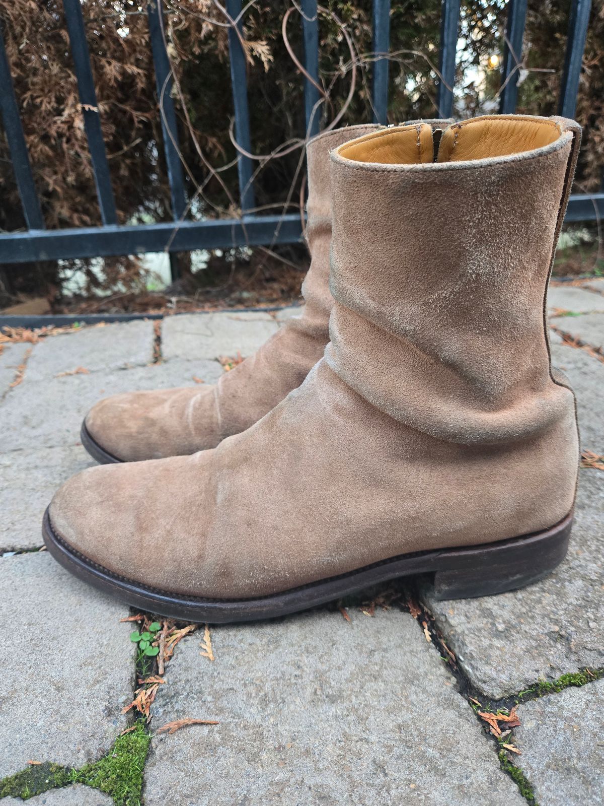 Photo by chokkero on January 5, 2026 of the Viberg Herald in Eco Veg Fallow Suede Roughout.