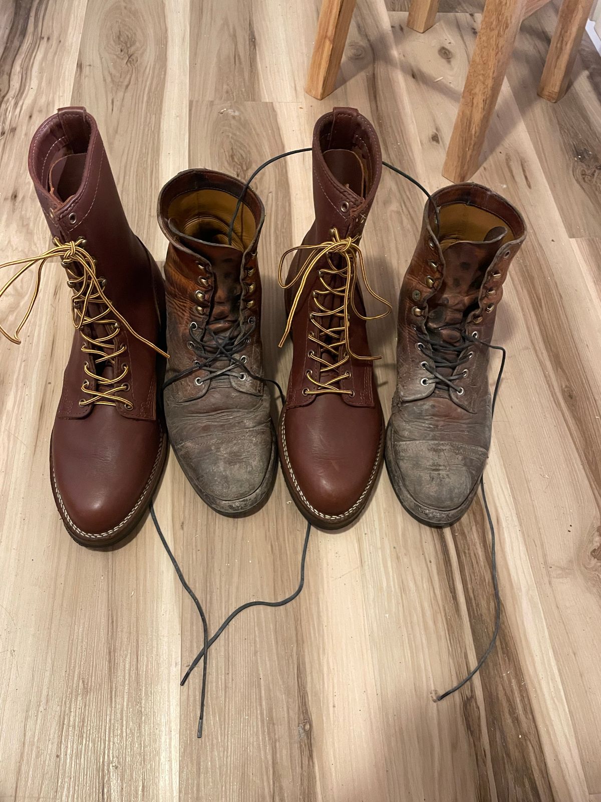 Photo by cjchris66 on October 1, 2022 of the Wesco Packer in Seidel Brown Oil Tan.