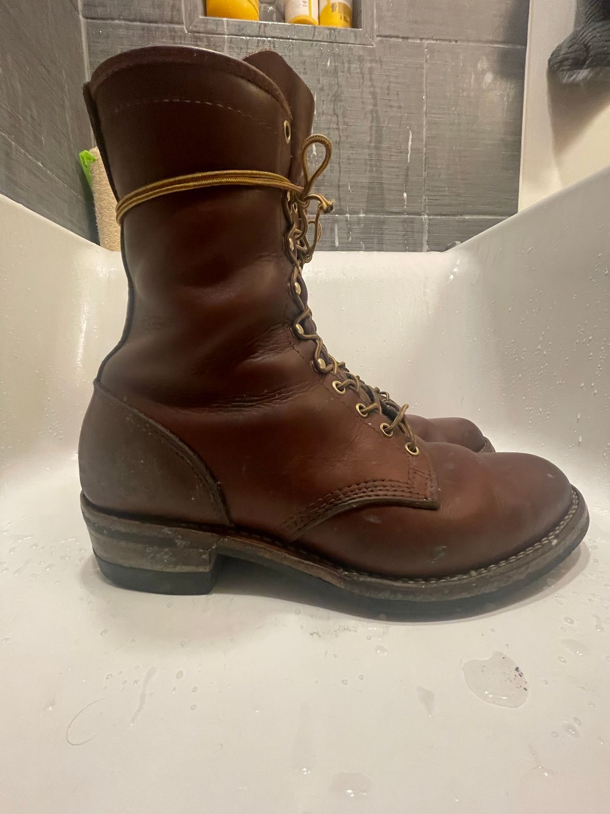 Photo by cjchris66 on November 6, 2022 of the Wesco Packer in Seidel Brown Oil Tan.