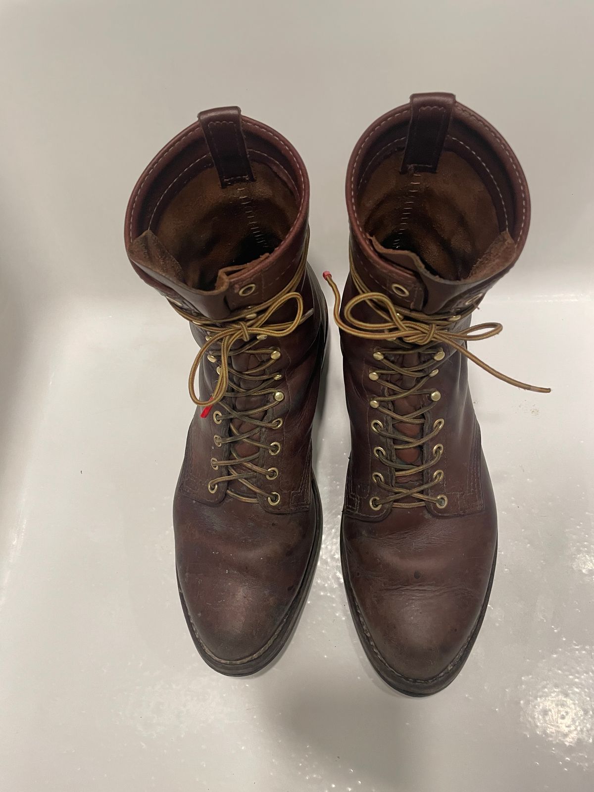 Photo by cjchris66 on December 6, 2022 of the Wesco Packer in Seidel Brown Oil Tan.