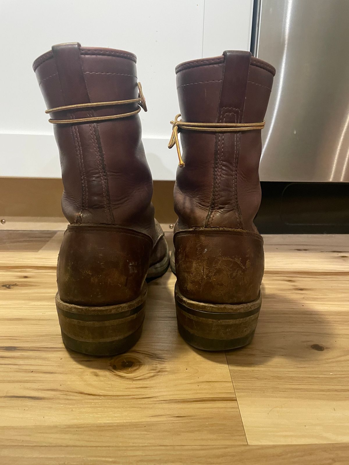 Photo by cjchris66 on February 6, 2023 of the Wesco Packer in Seidel Brown Oil Tan.