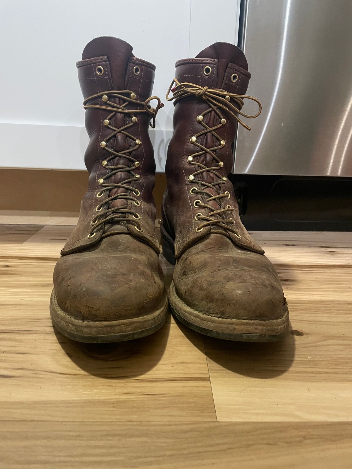 Photo by cjchris66 on February 6, 2023 of the Wesco Packer in Seidel Brown Oil Tan.