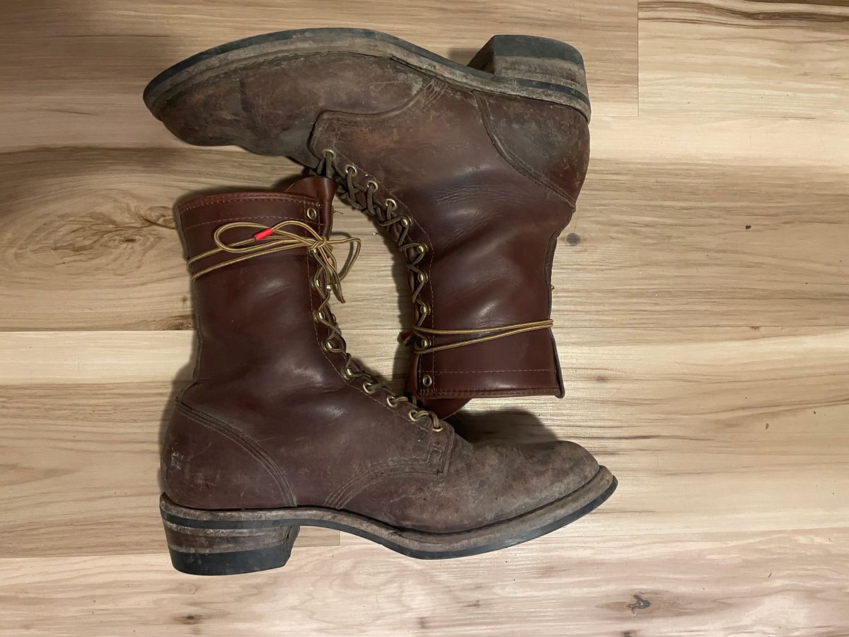 Photo by cjchris66 on February 6, 2023 of the Wesco Packer in Seidel Brown Oil Tan.