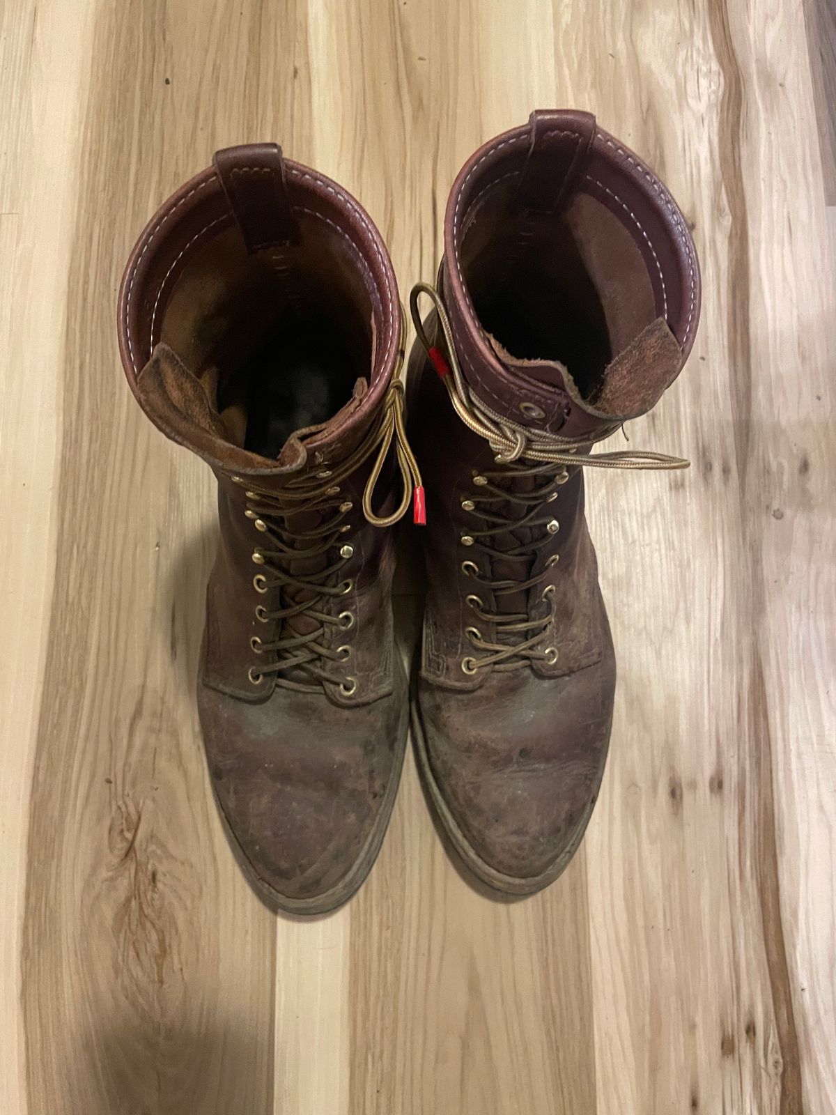 Photo by cjchris66 on February 6, 2023 of the Wesco Packer in Seidel Brown Oil Tan.