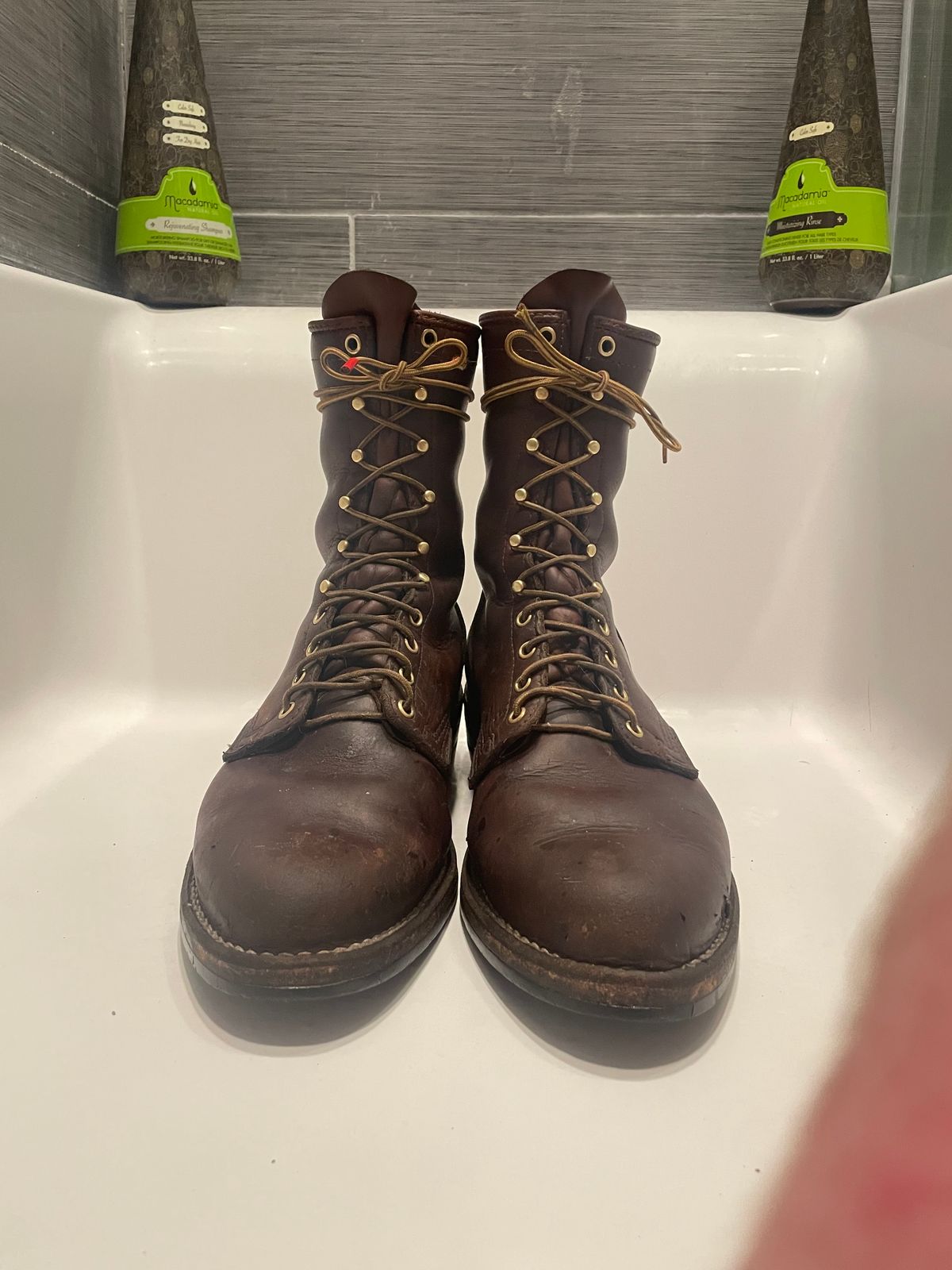 Photo by cjchris66 on March 6, 2023 of the Wesco Packer in Seidel Brown Oil Tan.