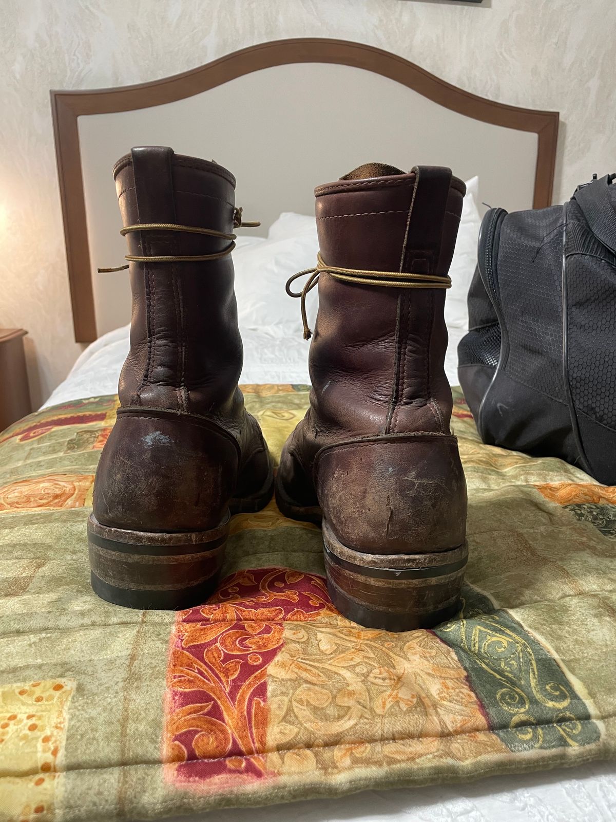 Photo by cjchris66 on April 6, 2023 of the Wesco Packer in Seidel Brown Oil Tan.