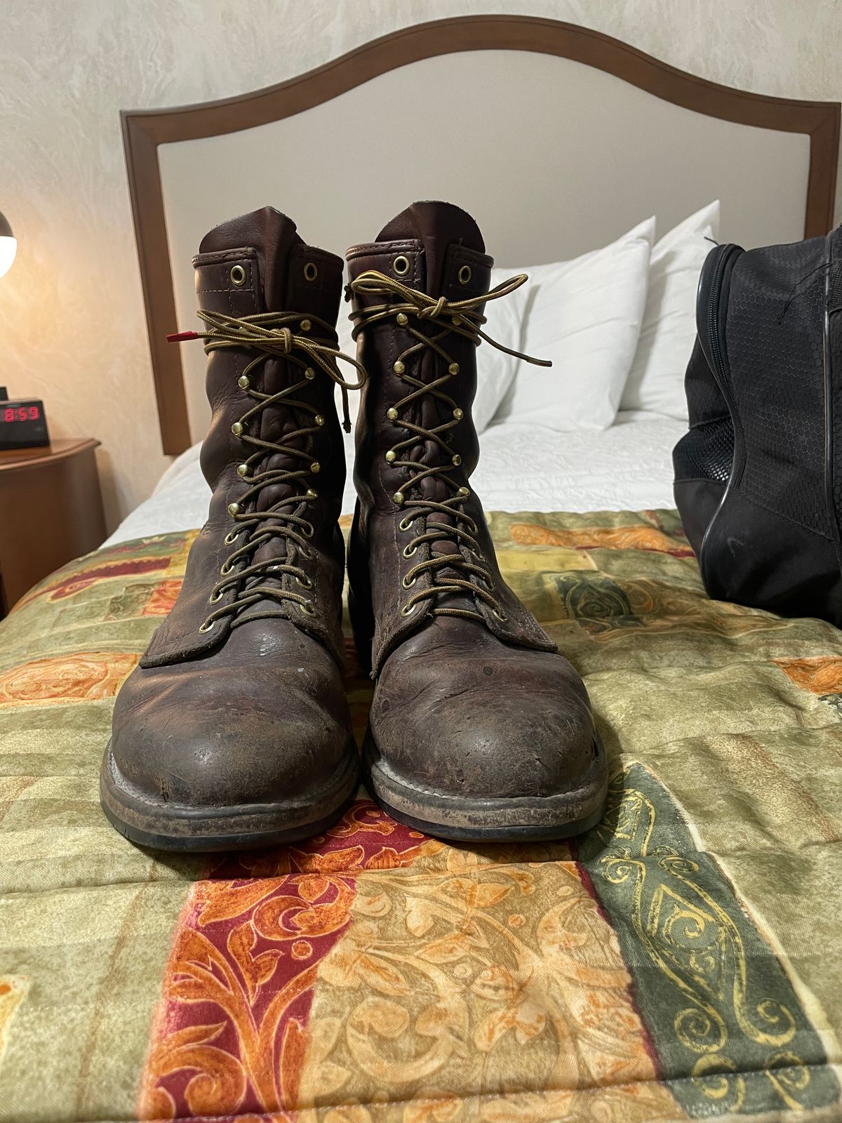 Photo by cjchris66 on April 6, 2023 of the Wesco Packer in Seidel Brown Oil Tan.