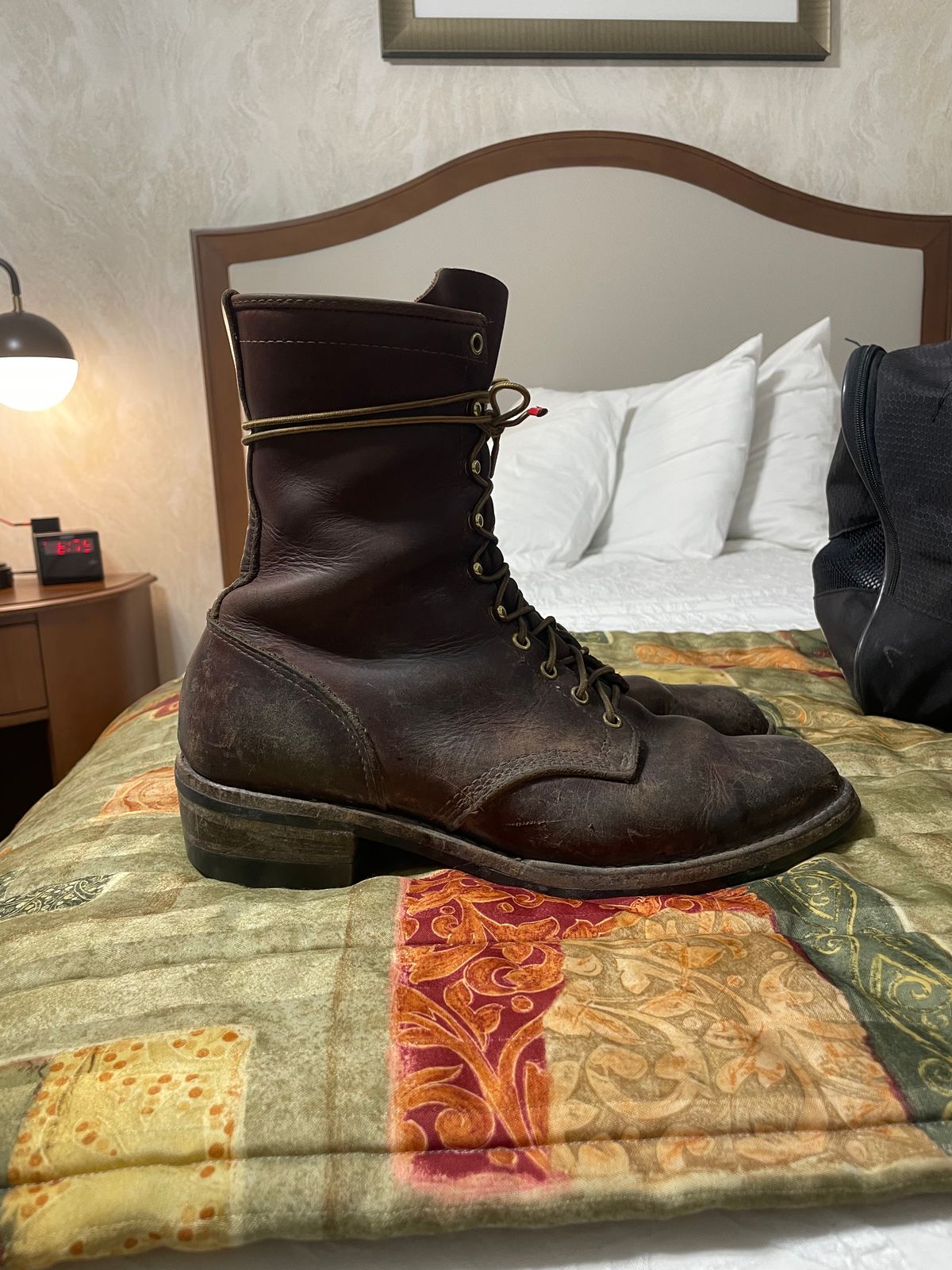 Photo by cjchris66 on April 6, 2023 of the Wesco Packer in Seidel Brown Oil Tan.
