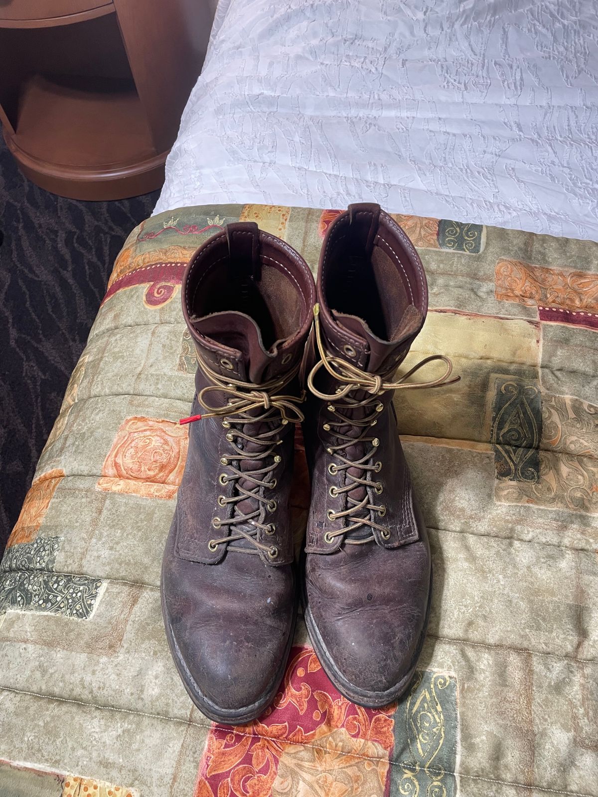 Photo by cjchris66 on April 6, 2023 of the Wesco Packer in Seidel Brown Oil Tan.