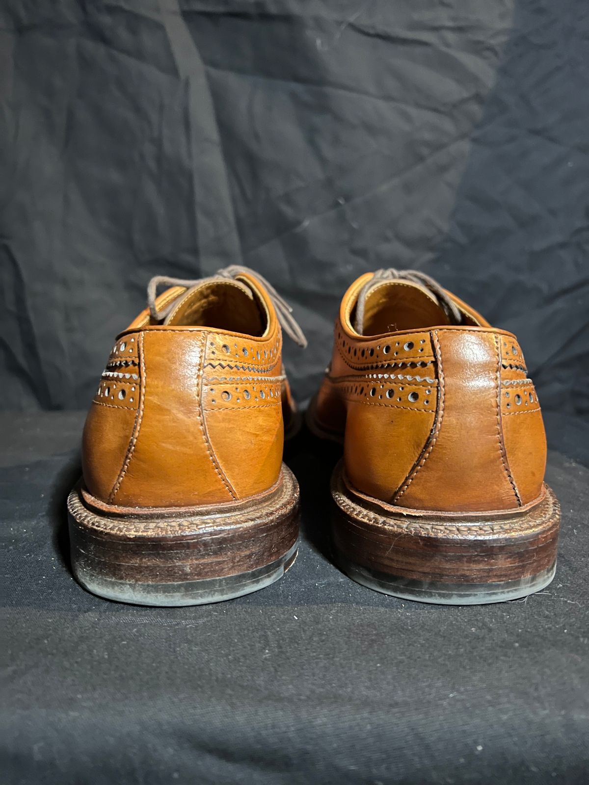 Photo by byrdhound on November 1, 2023 of the Grant Stone Longwing in D'Annonay British Tan Calf.