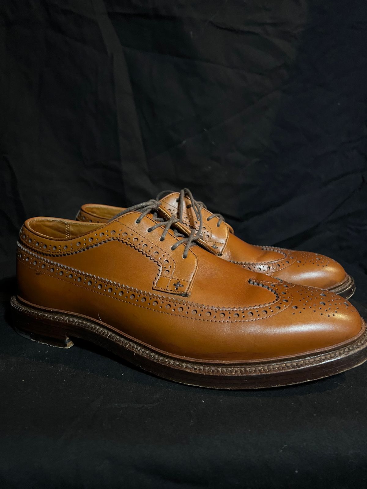 Photo by byrdhound on November 1, 2023 of the Grant Stone Longwing in D'Annonay British Tan Calf.