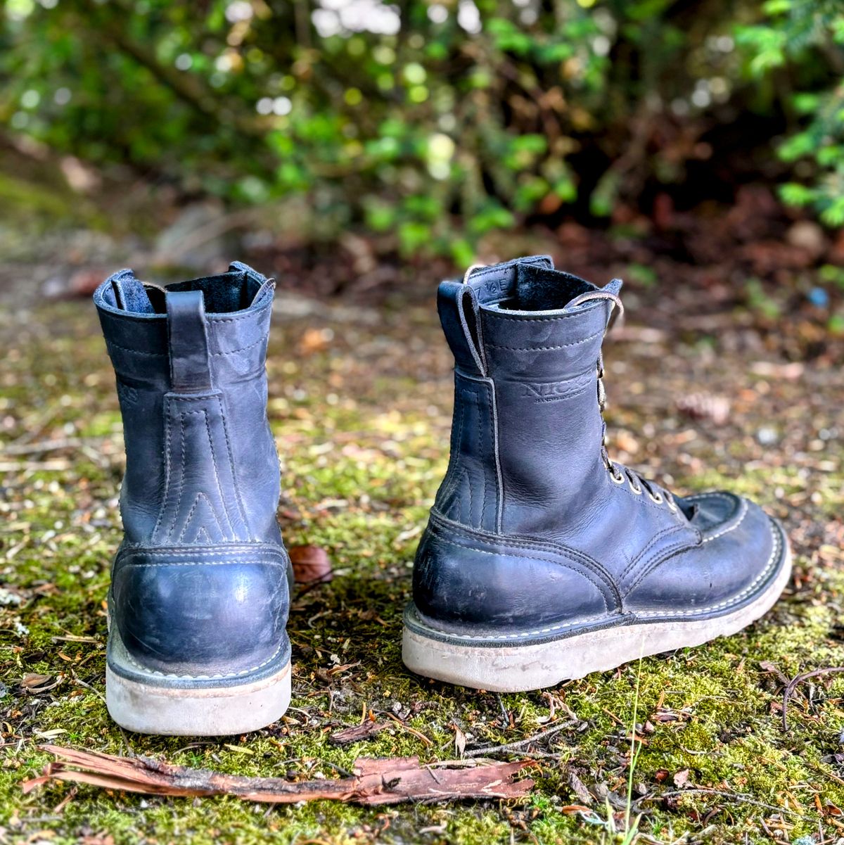 Photo by Particlepartition on May 23, 2025 of the Nicks Moc Toe in Seidel WeatherShield Black.
