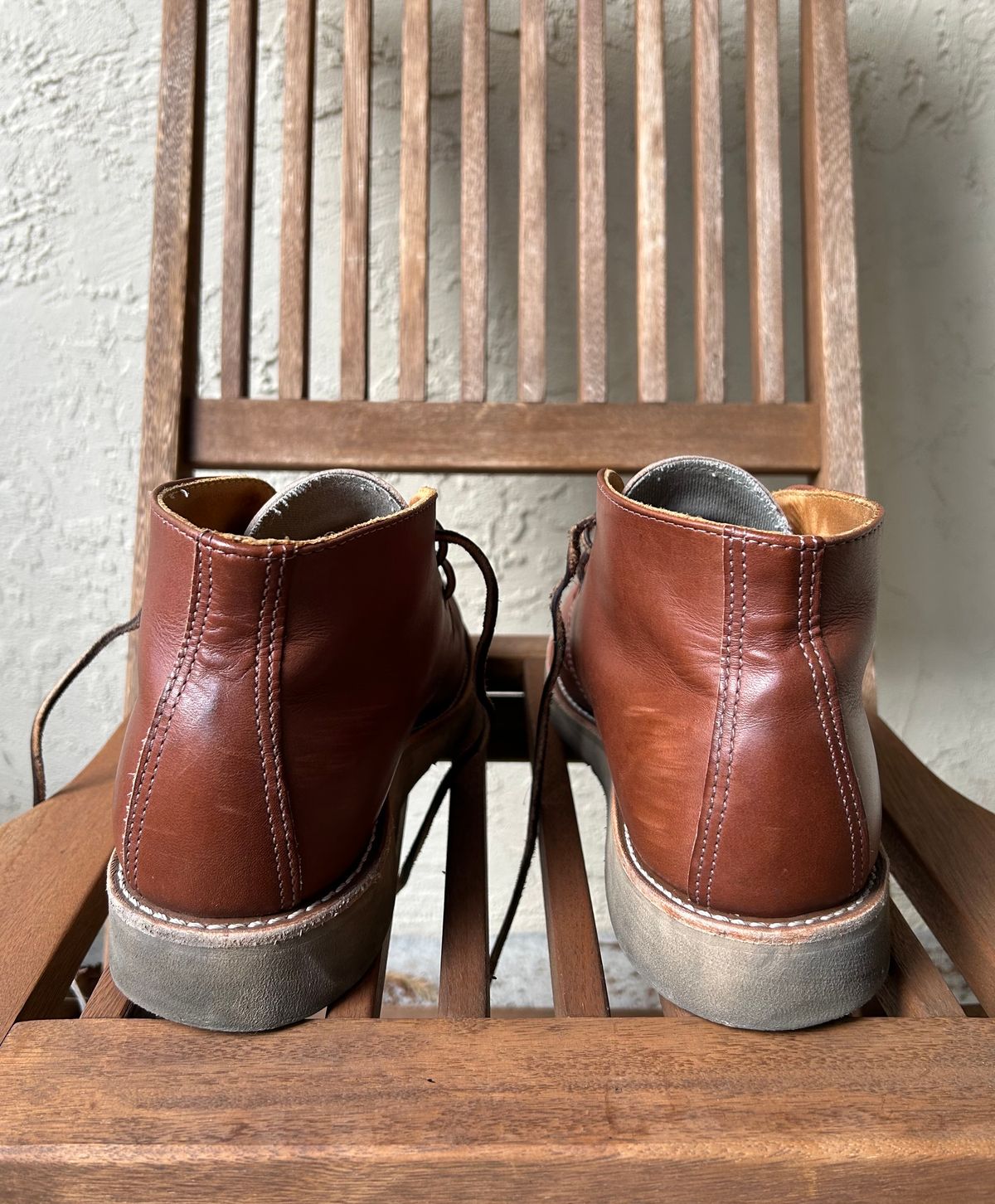 Photo by BxPx on January 5, 2025 of the Red Wing Traction Tred Chukka in Unknown Leather.