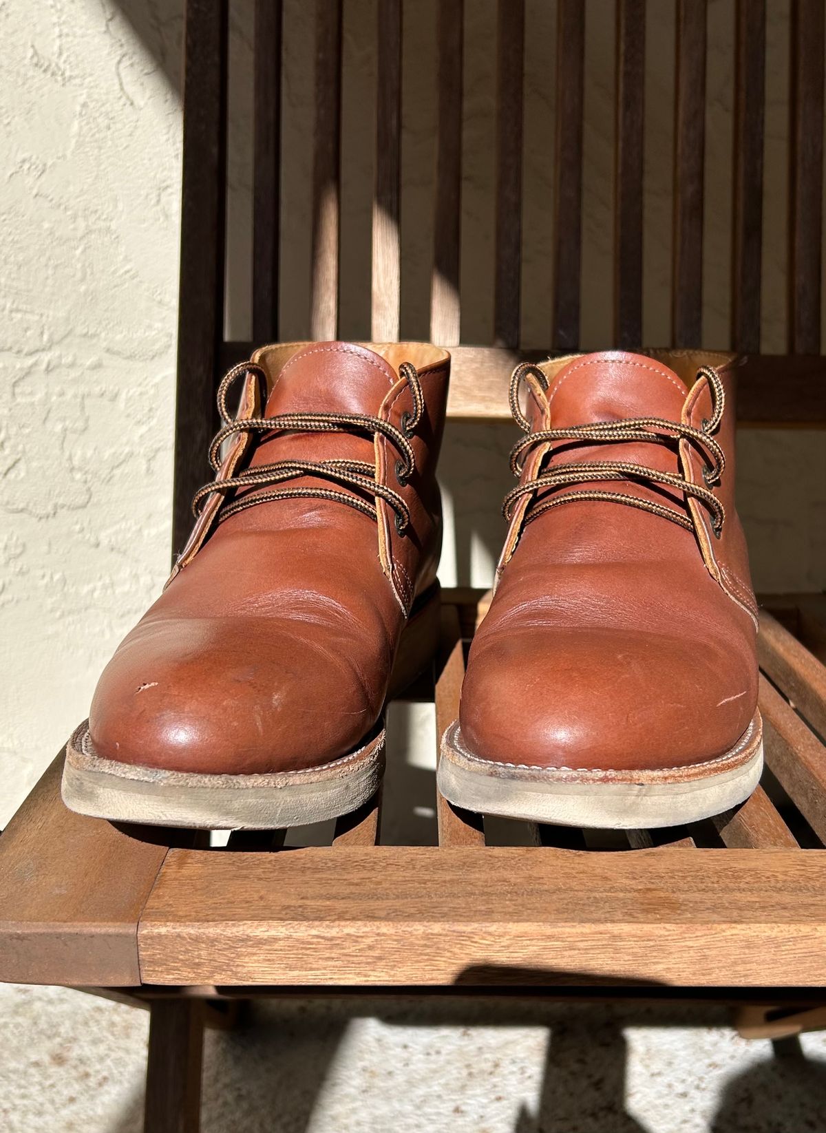 Photo by BxPx on March 2, 2025 of the Red Wing Traction Tred Chukka in Unknown Leather.