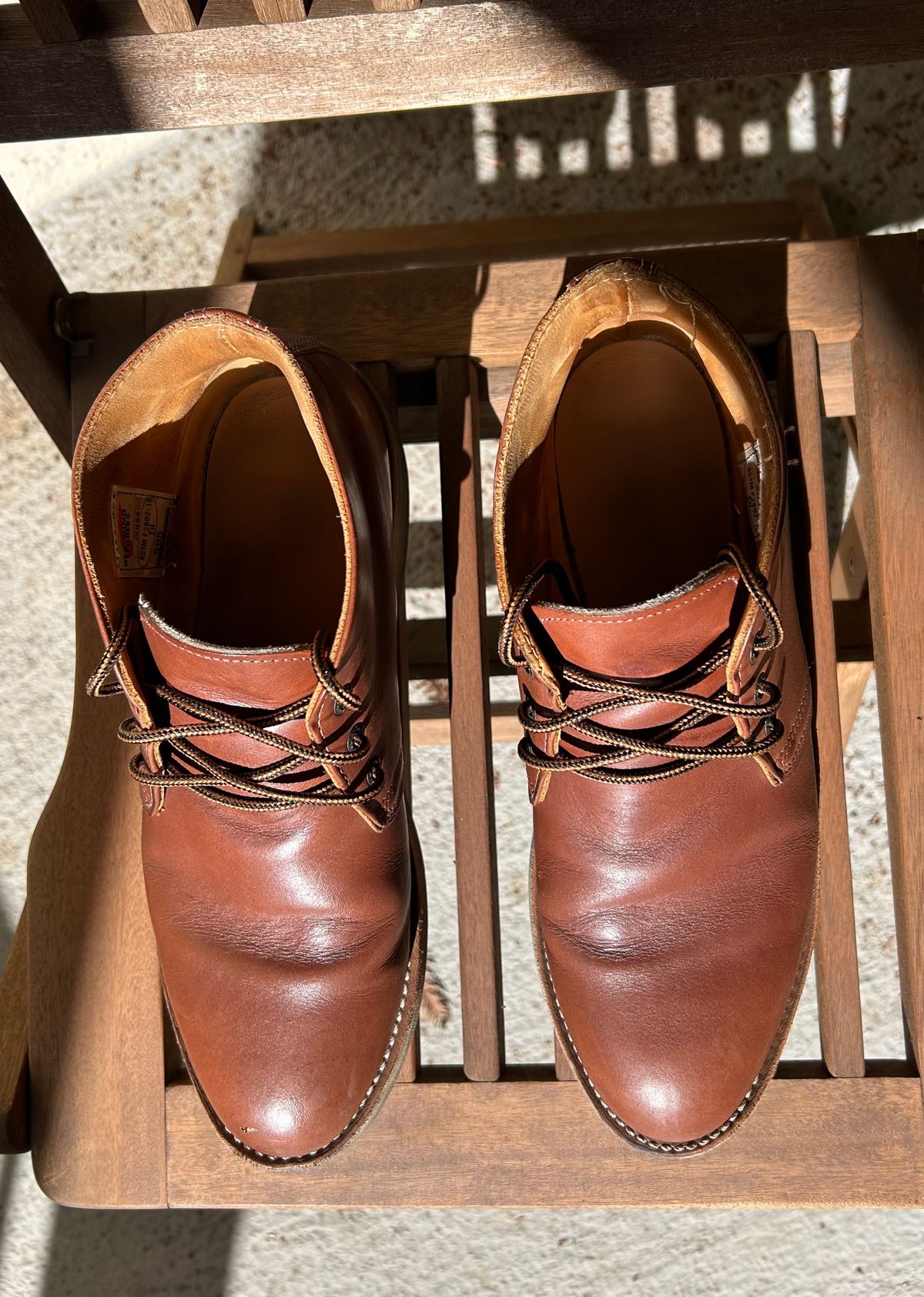 Photo by BxPx on March 2, 2025 of the Red Wing Traction Tred Chukka in Unknown Leather.