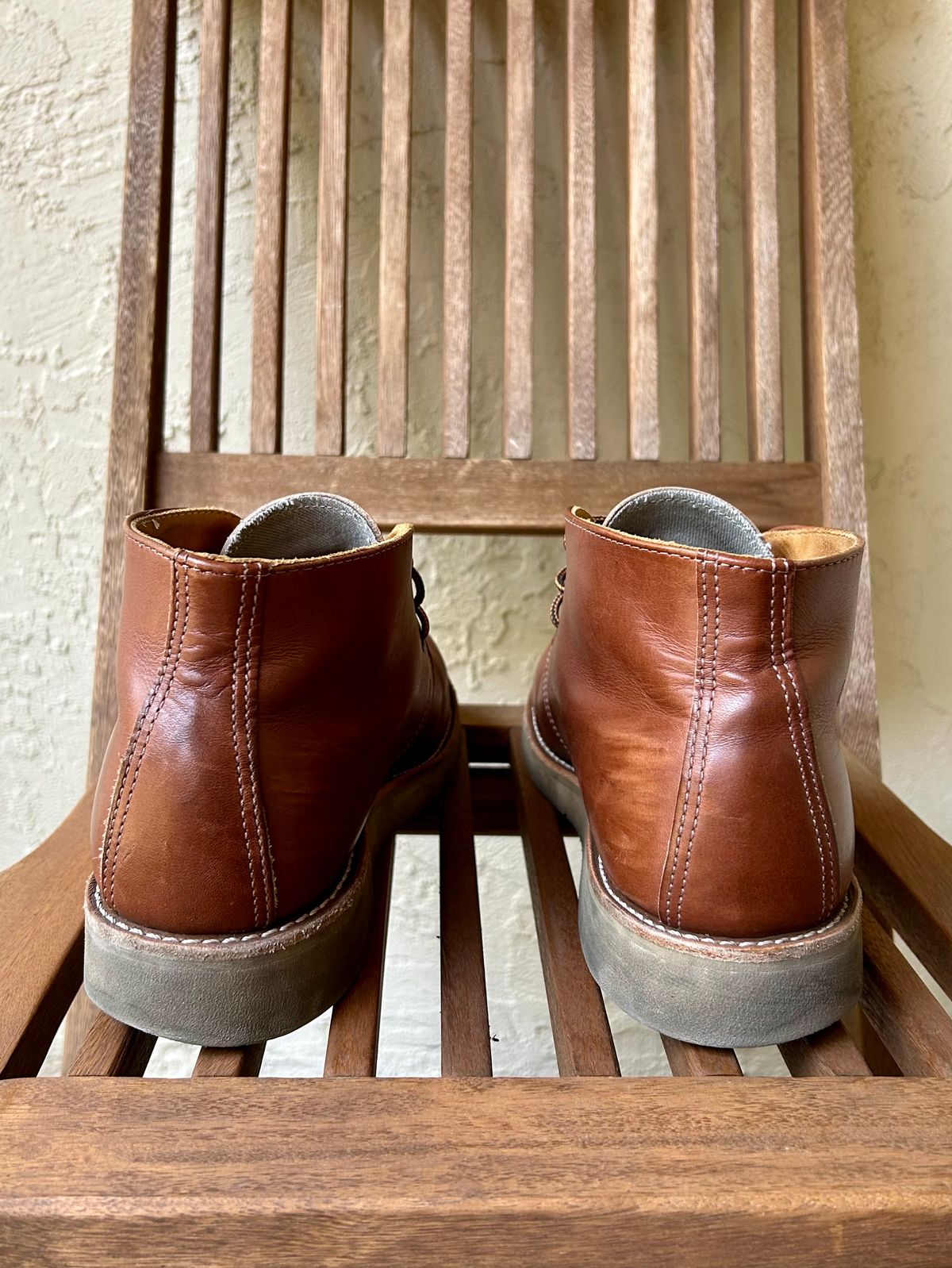 Photo by BxPx on April 5, 2025 of the Red Wing Traction Tred Chukka in Unknown Leather.