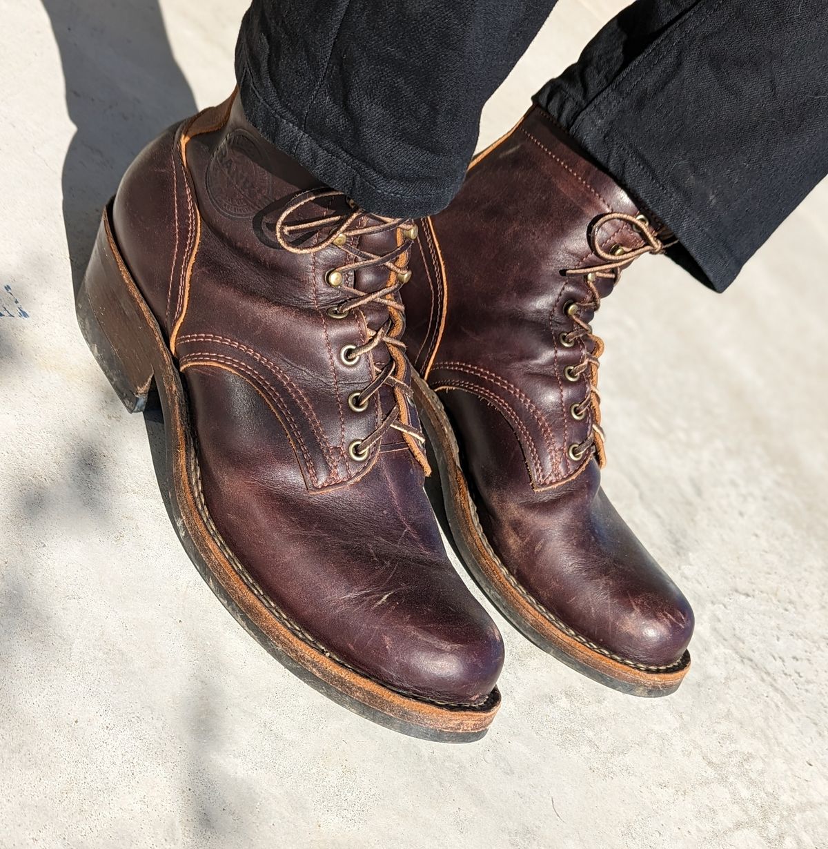Photo by demo on April 1, 2023 of the Frank's Boots Wilshire in Seidel Brown Domain.