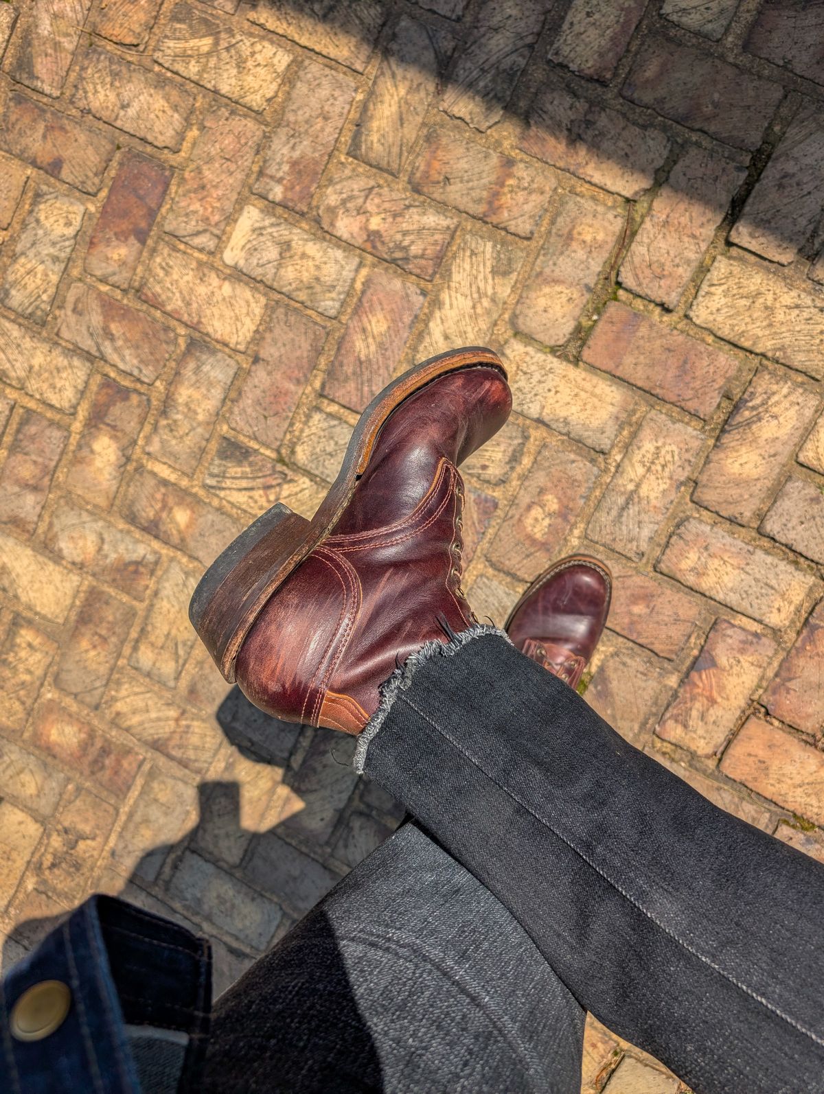 Photo by demo on April 1, 2025 of the Frank's Boots Wilshire in Seidel Brown Domain.