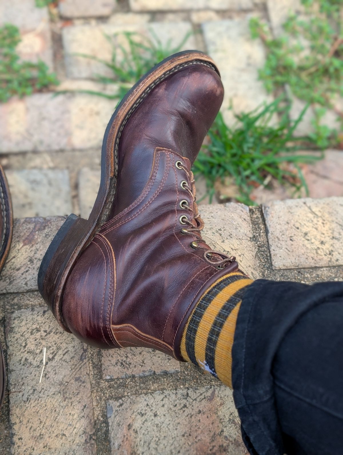 Photo by demo on August 14, 2025 of the Frank's Boots Wilshire in Seidel Brown Domain.