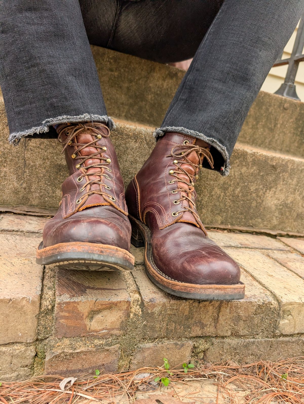 Photo by demo on April 11, 2026 of the Frank's Boots Wilshire in Seidel Brown Domain.