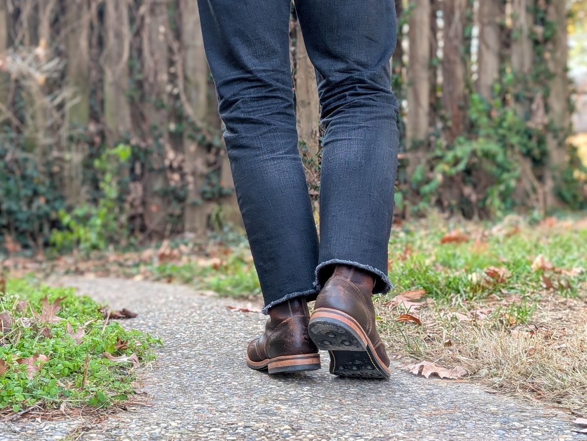 Photo by demo on December 13, 2024 of the Truman Service Boot in Horween Java Waxed Flesh.