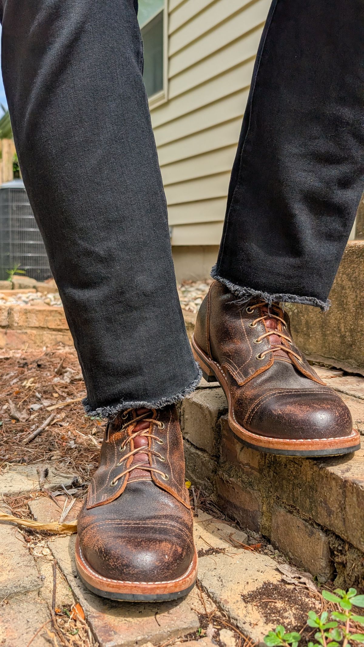 Photo by demo on June 7, 2026 of the Truman Service Boot in Horween Java Waxed Flesh.