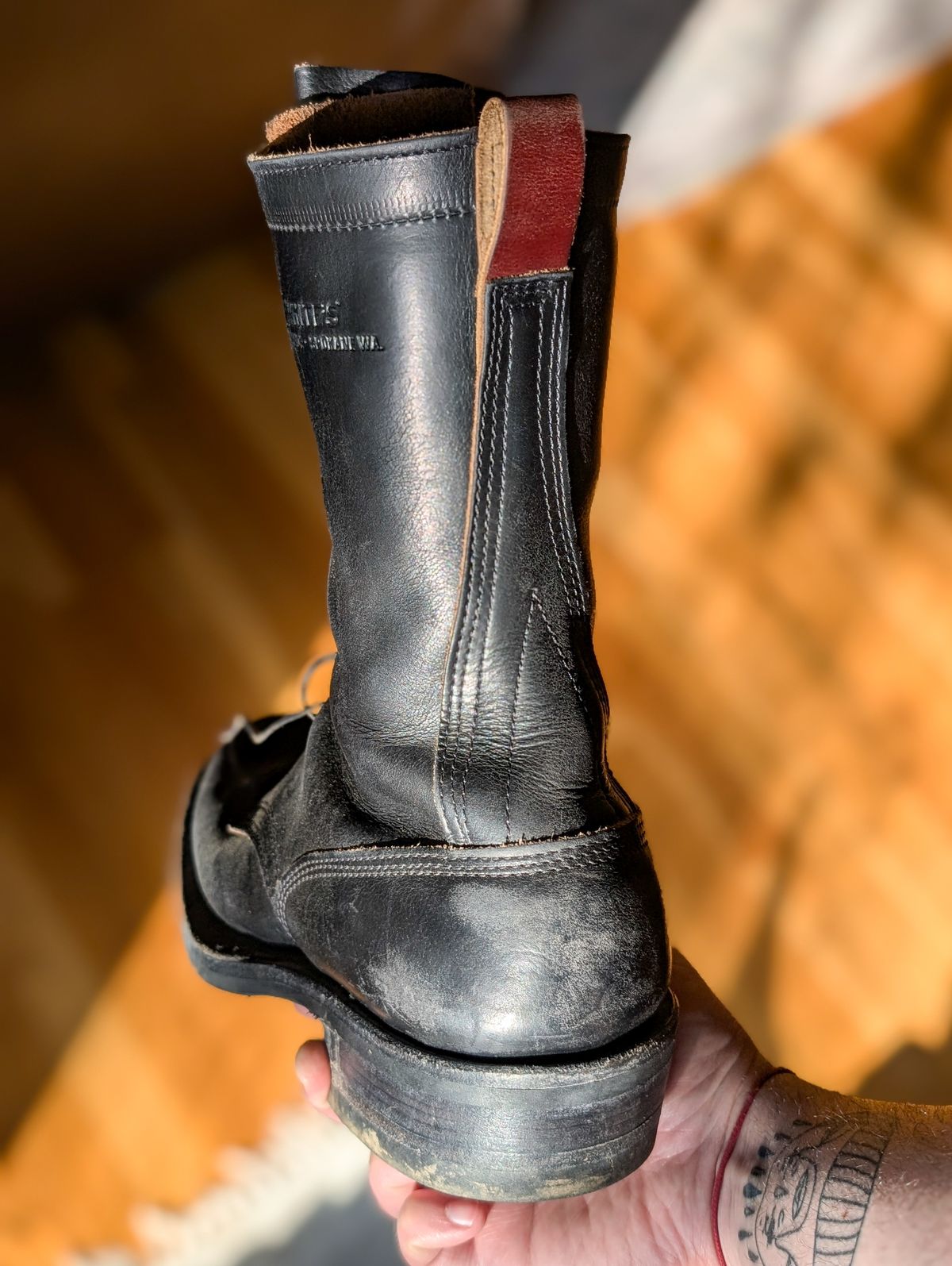 Photo by demo on November 24, 2024 of the White's x Rose Anvil Drifter 2.0 in Seidel Black Double Shot.