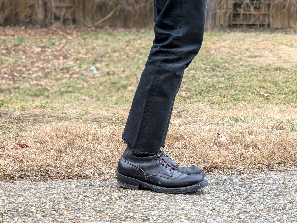 Photo by demo on February 7, 2025 of the White's x Rose Anvil Drifter 2.0 in Seidel Black Double Shot.