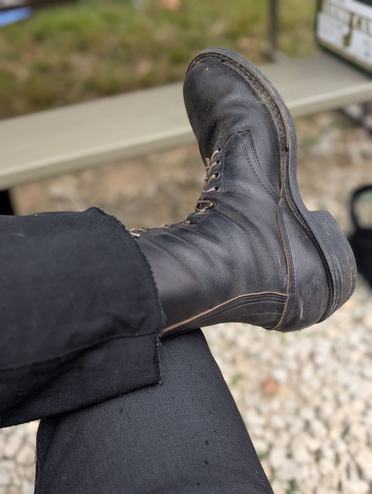 Photo by demo on October 18, 2025 of the White's x Rose Anvil Drifter 2.0 in Seidel Black Double Shot.