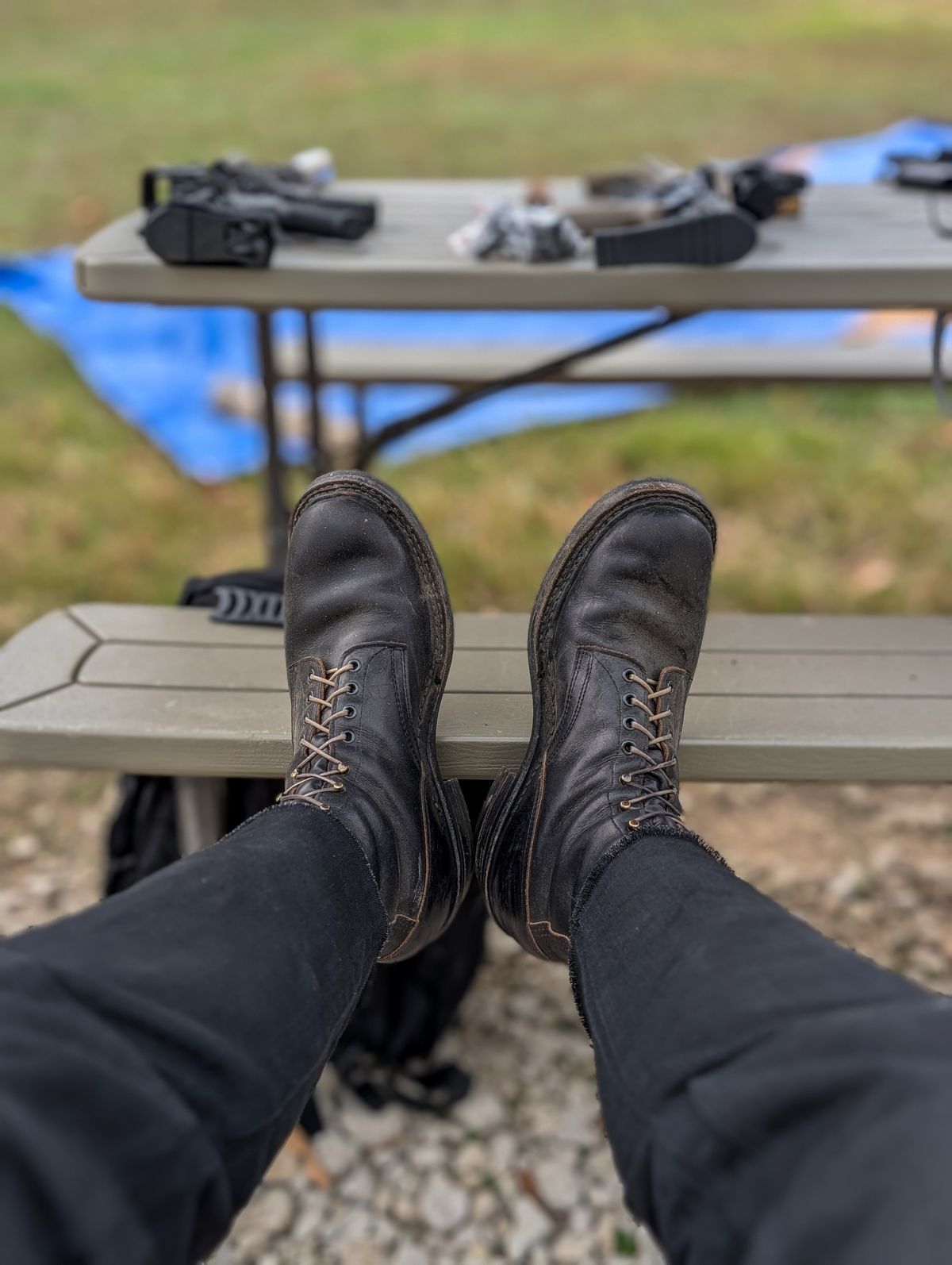 Photo by demo on October 18, 2025 of the White's x Rose Anvil Drifter 2.0 in Seidel Black Double Shot.