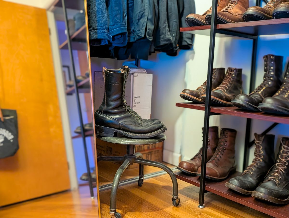 Photo by demo on November 24, 2025 of the White's x Rose Anvil Drifter 2.0 in Seidel Black Double Shot.