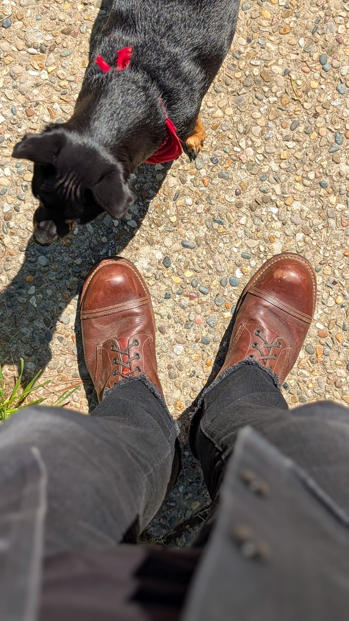 Photo by demo on April 29, 2026 of the Red Wing x Indian Motorcycle Spirit Lake in S.B. Foot Amber Portage.