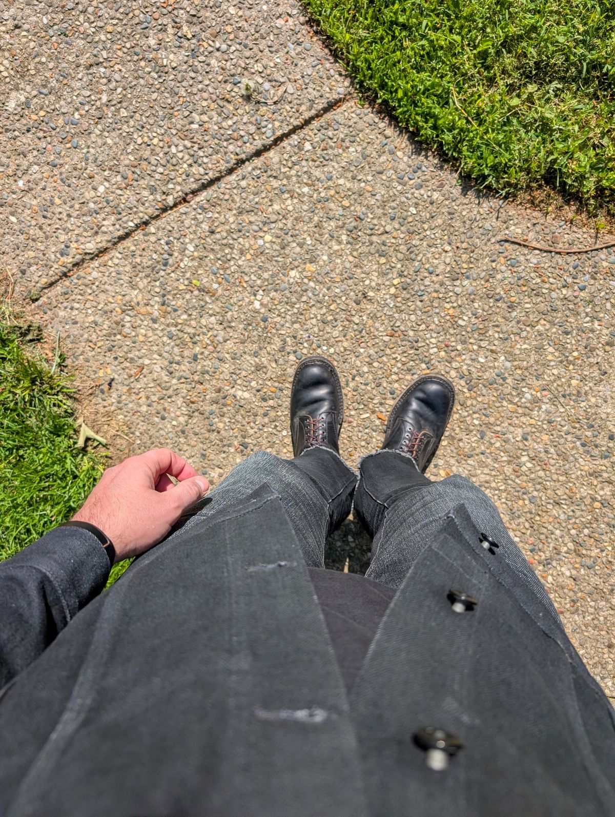 Photo by demo on May 23, 2025 of the Rogue Territory Silveridge in 17oz Cryptic Stealth.