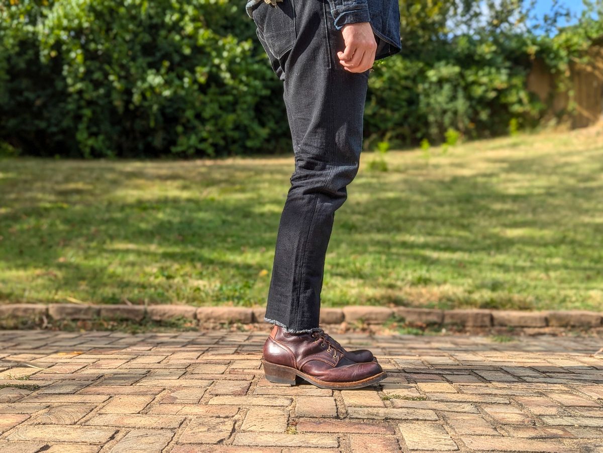 Photo by demo on September 14, 2024 of the Rogue Territory Silveridge in 17oz Cryptic Stealth.