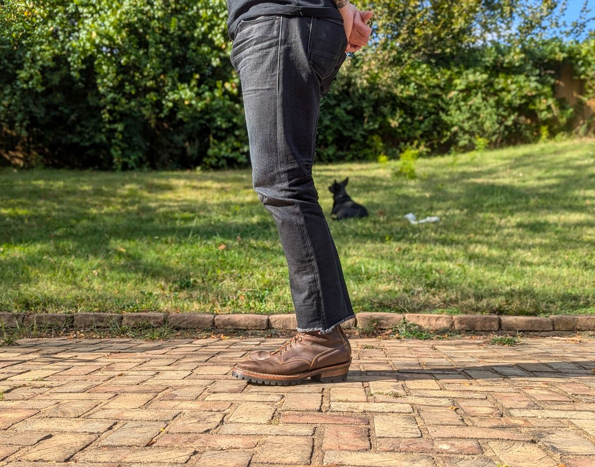 Photo by demo on September 26, 2024 of the Rogue Territory Silveridge in 17oz Cryptic Stealth.