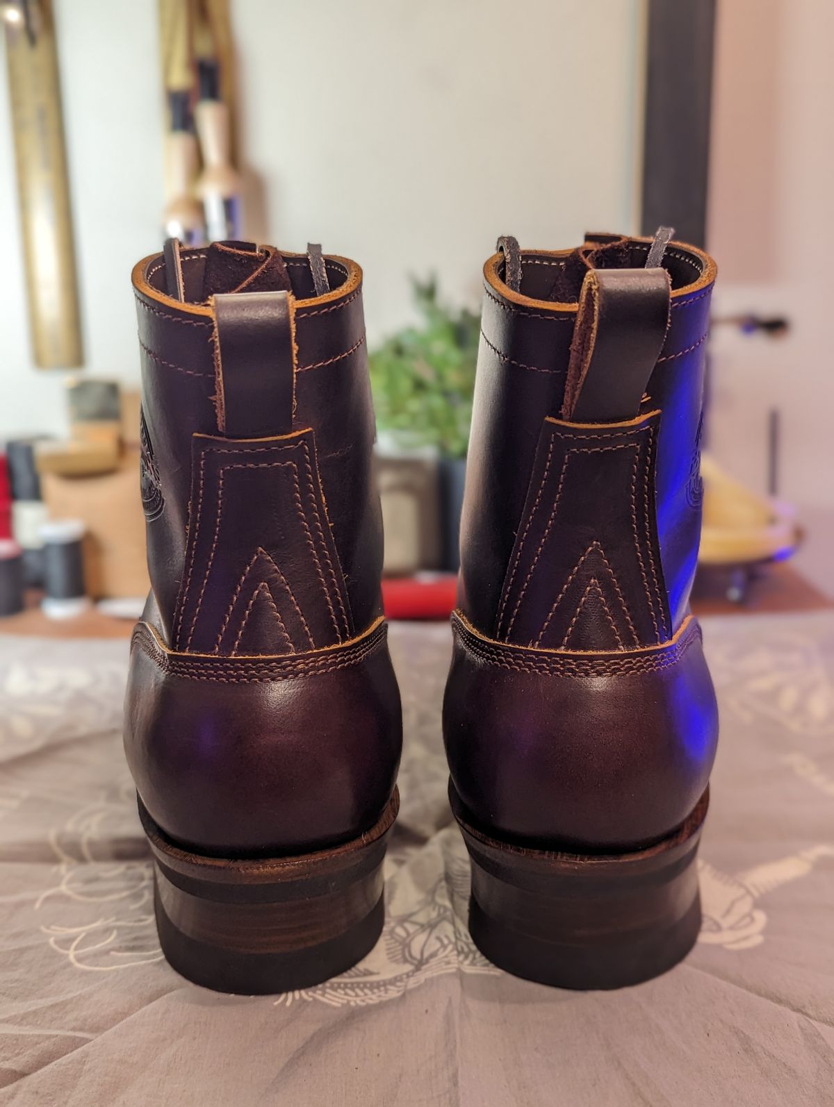 Photo by demo on November 1, 2023 of the Frank's Boots Type 1 Commander in Seidel Brown Domain.
