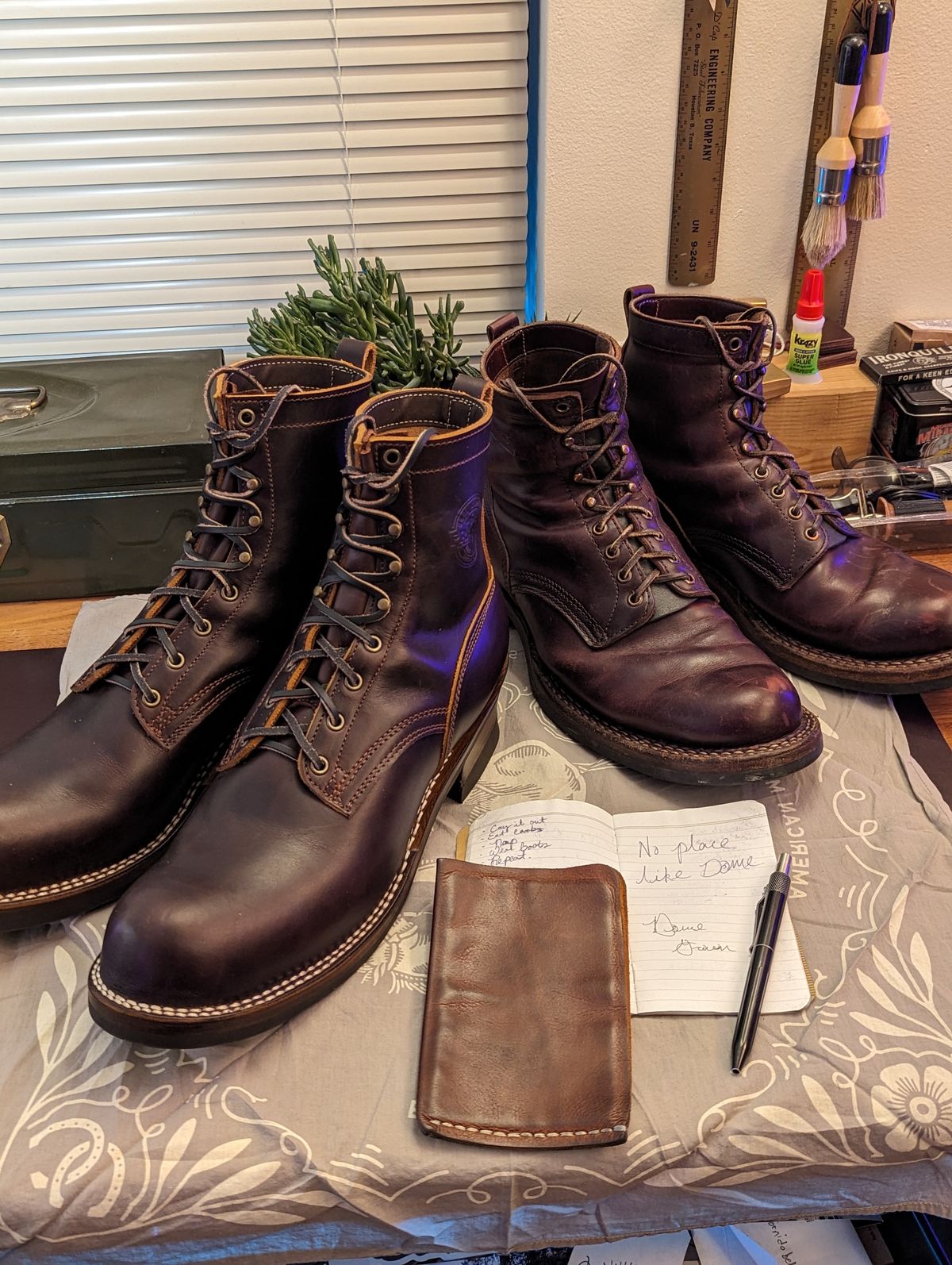 Photo by demo on November 1, 2023 of the Frank's Boots Type 1 Commander in Seidel Brown Domain.
