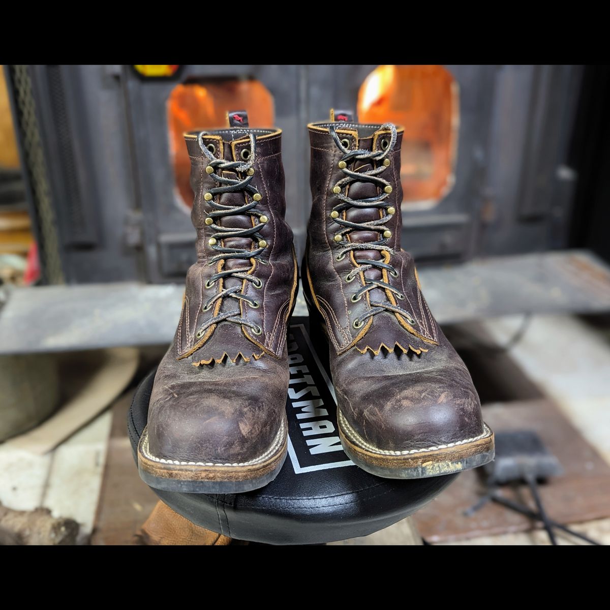 Photo by demo on November 22, 2023 of the Frank's Boots Type 1 Commander in Seidel Brown Domain.