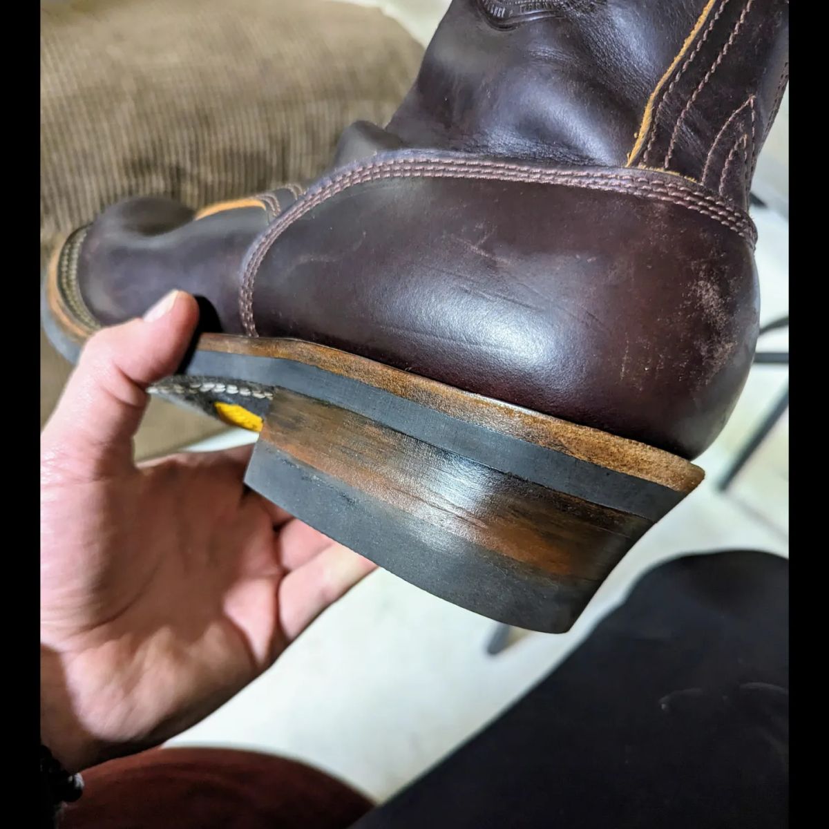 Photo by demo on November 22, 2023 of the Frank's Boots Type 1 Commander in Seidel Brown Domain.