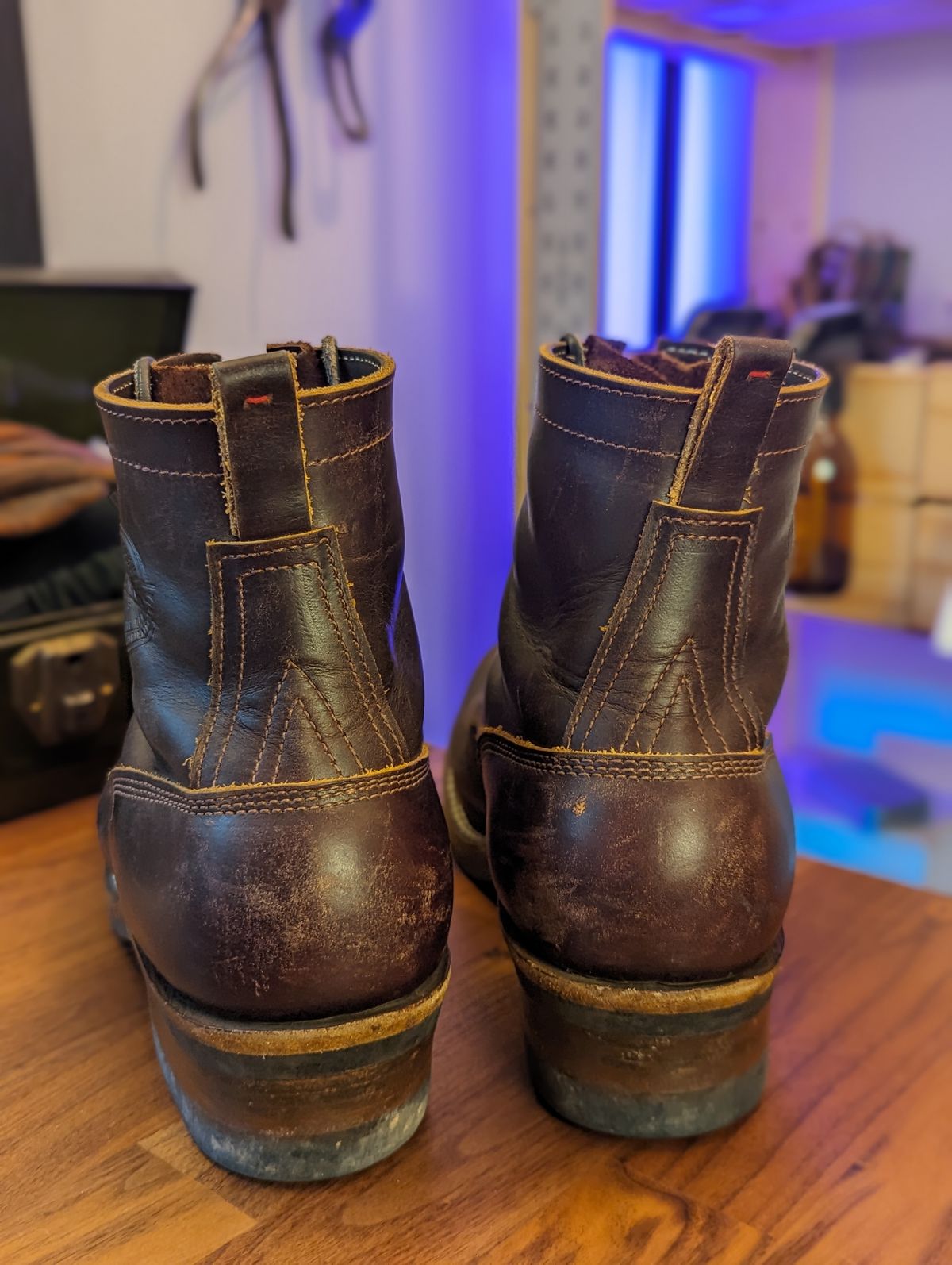Photo by demo on December 5, 2023 of the Frank's Boots Type 1 Commander in Seidel Brown Domain.