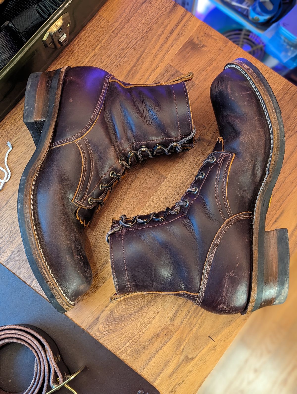 Photo by demo on December 5, 2023 of the Frank's Boots Type 1 Commander in Seidel Brown Domain.