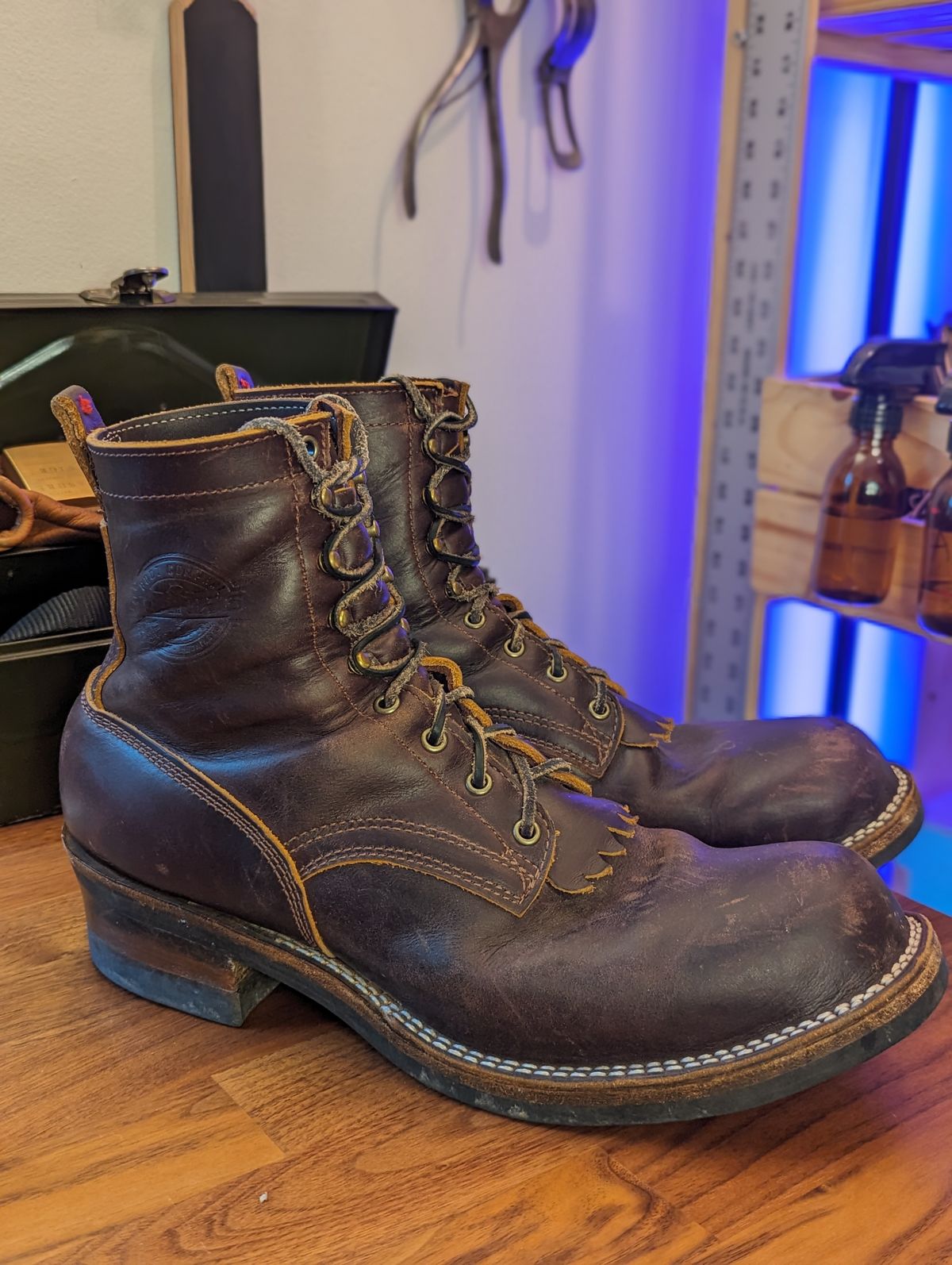 Photo by demo on December 5, 2023 of the Frank's Boots Type 1 Commander in Seidel Brown Domain.